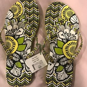 NWT Vera Bradley Flip Flops